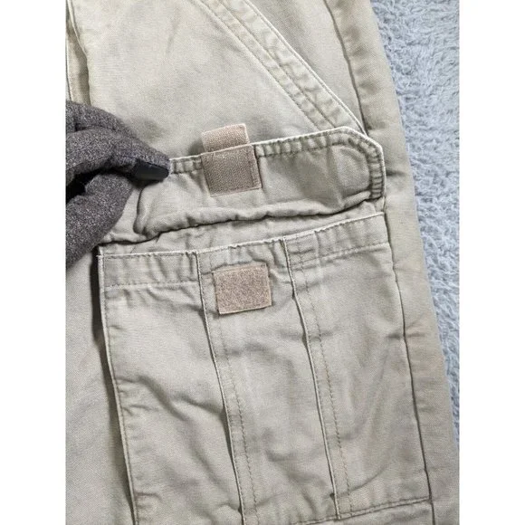 Columbia Shorts Mens Large Cotton Canvas Cargo Trail Hiking Outdoor Beige - Picture 14 of 16